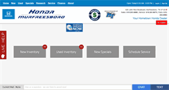 Desktop Screenshot of hondaofmurfreesboro.com