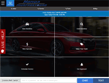 Tablet Screenshot of hondaofmurfreesboro.com